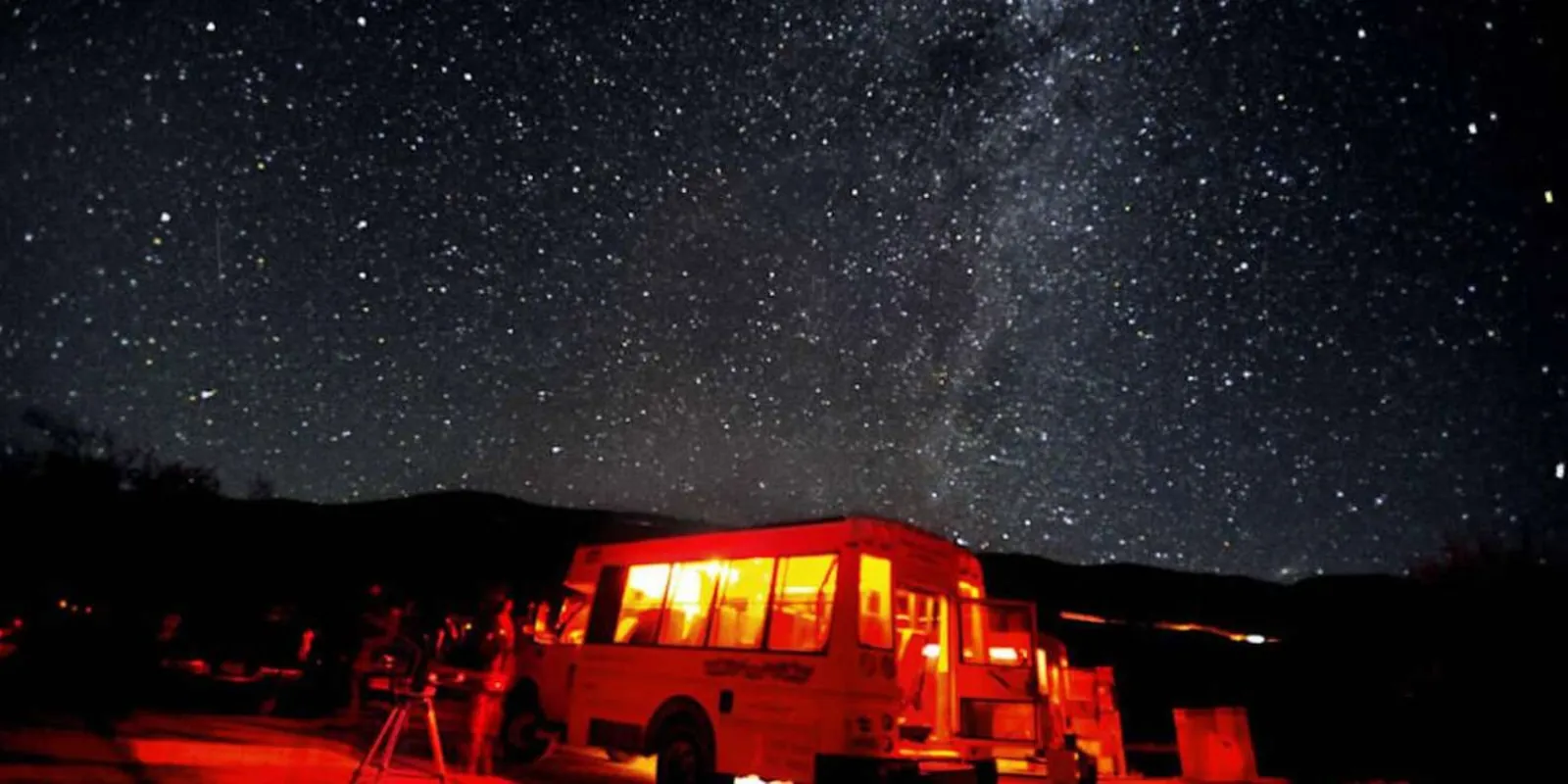 Private telescope dome used for premium Mauna Kea star show dinner experience