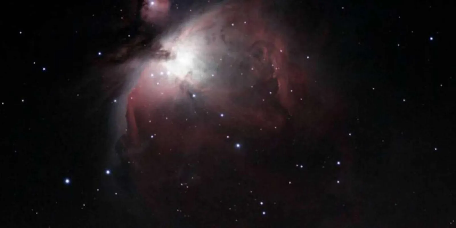 Nebula photographed through telescope during premium Mauna Kea tour